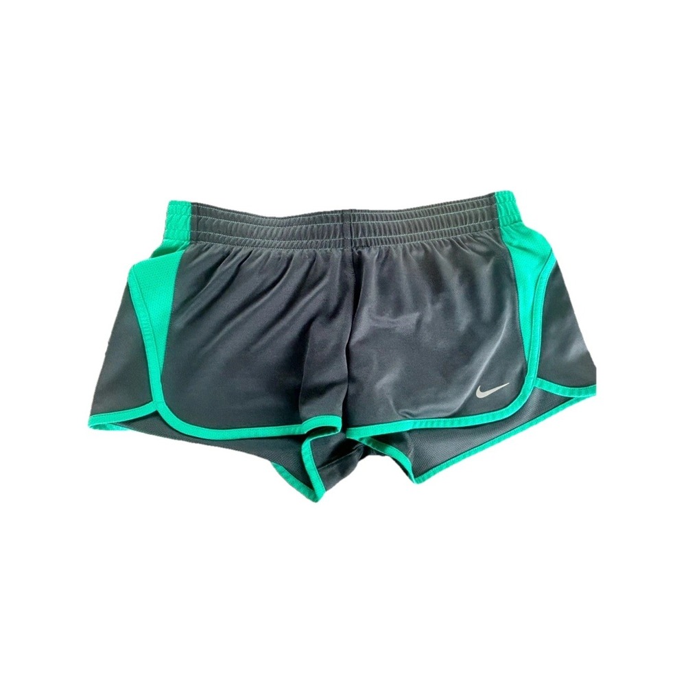 Nike Tempo Dri-FIT Running Shorts Women's Size Small Teal Gray 3" Inseam